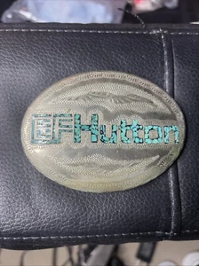 Native Indian Custom EF Hutton Turquoise Stone Shell Inlaid Belt Buckle - RR - Picture 1 of 20