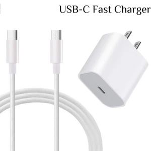 Europa Cargador Rápido USB C Tipo C Cable Adaptador de Alimentación para iPhone 15 iPad Samsung - Imagen 1 de 17