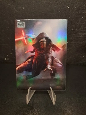 Kylo Ren SP Mini Diamond Refractor Star Wars Topps Chrome 2024 - Image 1 of 2