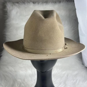 Vintage Bradford Glyco-Tite Process Beaver Western Hat Size 7 - Picture 1 of 9