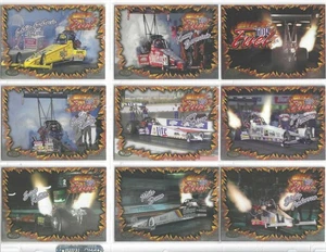 *1997 Alta Tecnología NHRA TOP FUEL - Juego completo de 12 tarjetas insertadas - Directo a las páginas* - Imagen 1 de 5