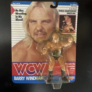 Figura de Lucha Libre Barry Windham Vintage WCW Nueva 1990 Tarjeta Extranjera Galoob - Imagen 1 de 2