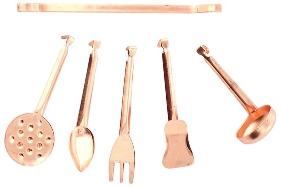 DOLLS HOUSE EMPORIUM Dolls House 4115 utensili da cucina 6 pezzi 1:12 per casa delle bambole