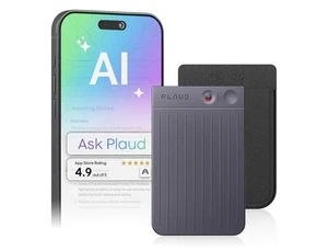 PLAUD Note AI Voice Recorder Note Taking Transcribe 64GB Memory BLACK - Picture 1 of 12
