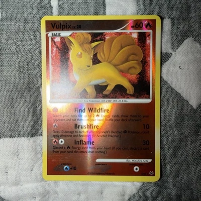 Pokémon TCG Shiny Vulpix SH6 Secret Rare Reverse Holo Platinum  - Image 1 of 4