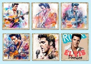 Elvis Card Toppers for Cardmaking & Scrapbooking, Ephemera, Gift Tags topper - Picture 1 of 1