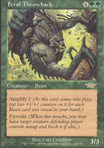 Feral Throwback - Medium Play MTG Legions - Picture 1 of 1