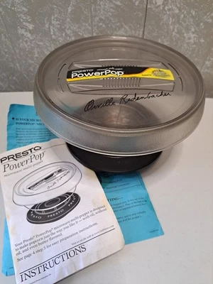 Microondas Presto PowerPop Multi-Popper Orville Redenbacher’s Popcorn 04830 Bowl Foto 1 de 4