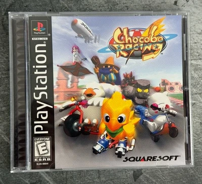 Chocobo Racing Sony PlayStation 1 PS1 Complete CIB with Reg Card VG - Tested - Image 1 of 4