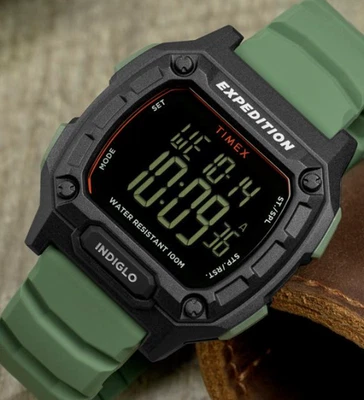 TIMEX Expedition Ridge  Digital Quartz Watch TW4B34500 Green 43mm New Releases - image 1 of 4