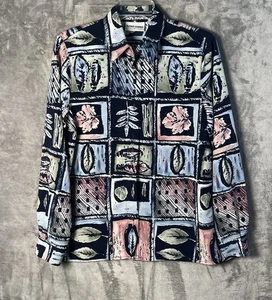 Alfred Dunner Women’s  Floral  Print Peasant long sleeves Blouse Size 10 - Picture 1 of 10