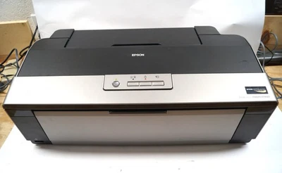 Epson Stylus Photo R1900 Digital Photo Inkjet Printer Wide Untested PoR D111 - Image 1 of 4