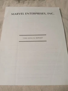 Marvel Enterprises 1998 Annual Stockholder Report Rarität NM - Bild 1 von 6