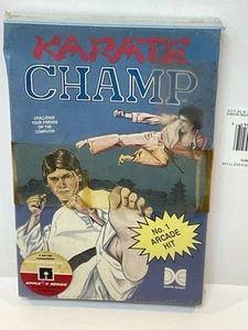 Vintage Apple II Plus IIe IIc Spiel Karate Champ von Data East 1985 NOS Sealed - Bild 1 von 4
