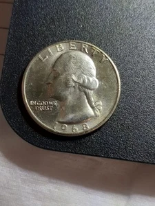 1968 Quarter No Mint Mark, D,D,O, Uncirculated, Very Good Condition. - Picture 1 of 13