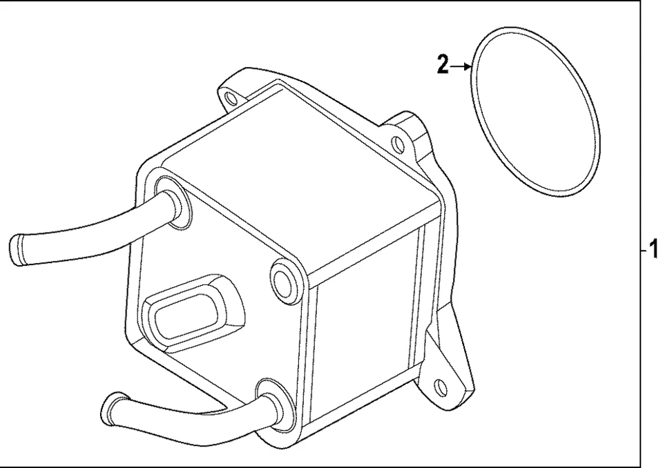 Enfriador de transmisión genuino Nissan 21606-X270A Foto 1 de 1