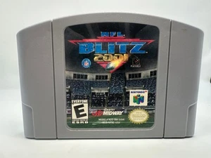 NFL Blitz 2001 (Nintendo 64, N64, 2000) AUTHENTIC- TESTED & WORKS - Picture 1 of 4