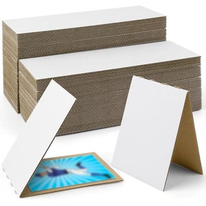 Confezione 100 Fogli di Cartone Ondulato Bianco 3,5x4,5 Pollici per Spedizione Organi... - Foto 1 di 7