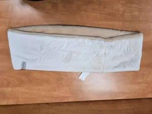Calvin Klein Plüsch Kunstfell Kuttenwärmer Weiß Creme One Size Neu - Bild 1 von 7