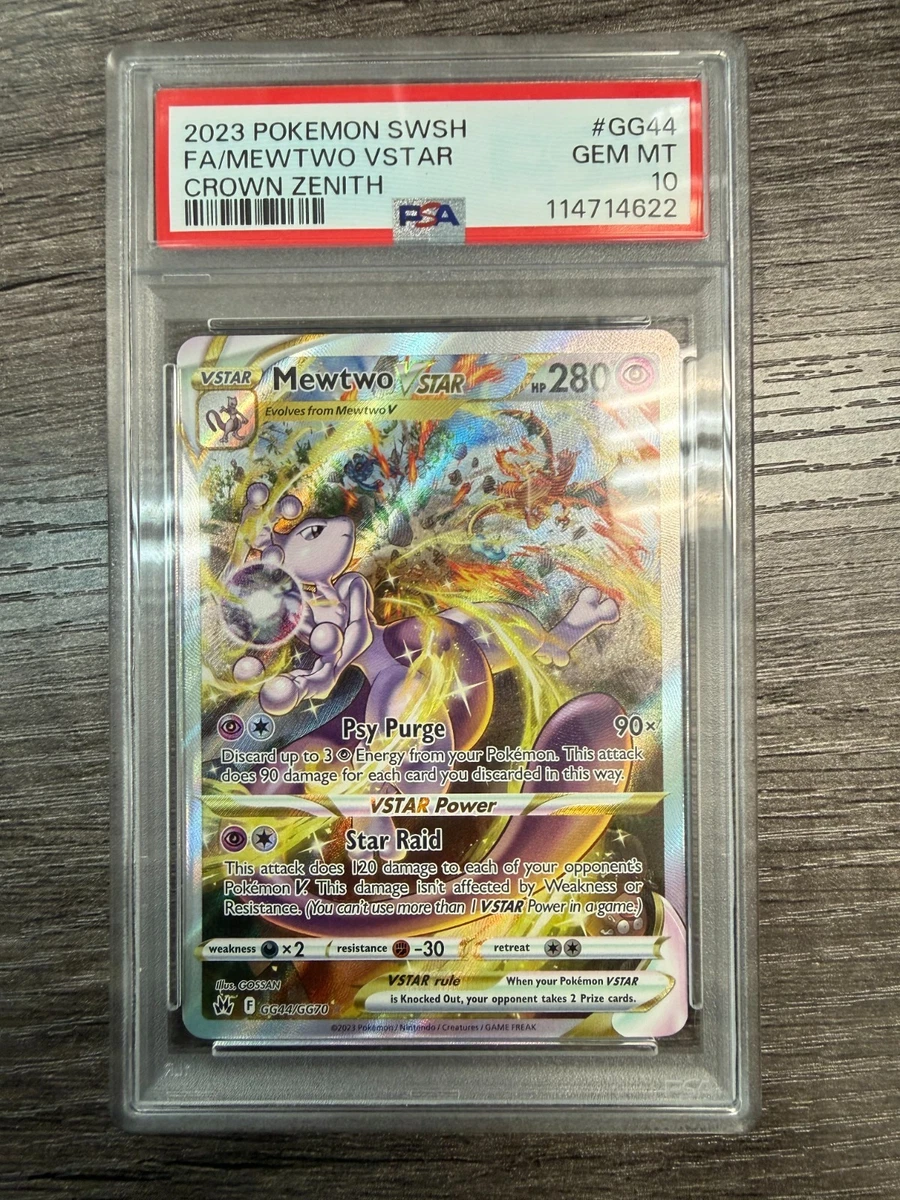 Mewtwo Pokémon TCG Professional Sports Authenticator (PSA) Grade