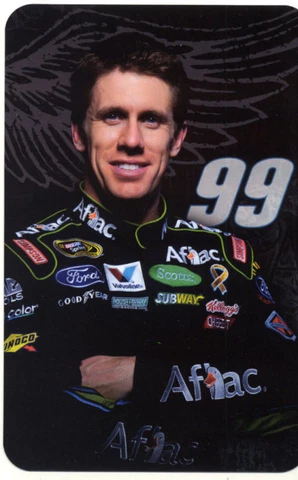 CARL EDWARDS 2011 AFLAC #99 SPRINT CUP POSTCARD Cover
