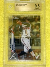 2020 OZZIE ALBIES TOPPS CHROME BGS 9.5 GEM MINT ATLANTA BRAVES #62