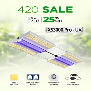 VIPARSPECTRA XS3000 Pro UV LED Grow Light Full Spectrum Indoor Plant Veg Flower - Picture 1 of 10