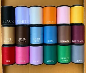 Sewing Thread Multi Selection Colors All Purpose Spun Polyester 600 Yards Craft - Picture 1 of 12