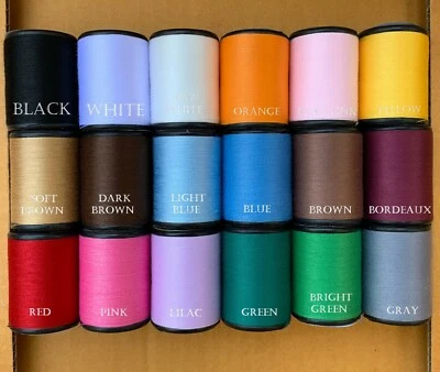 Sewing Thread Multi Selection Colors All Purpose Spun Polyester 600 Yards Craft  - Image 1 of 4