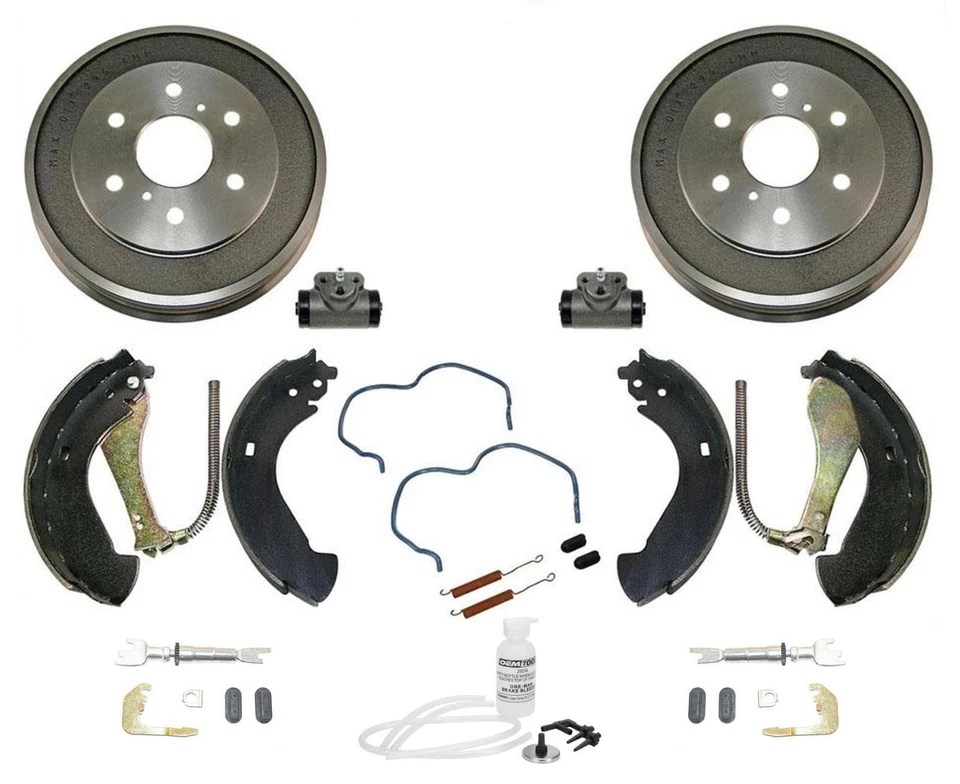 For GMC Silverado 1500 2005-08 Models With Rear Brake Drum and Brake Shoes 9pc - Image 1 of 1