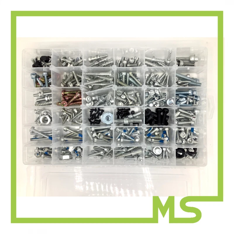 360in1 Set mit Schrauben Muttern Clips für Stihl Motorsägen - Bild 1 von 1