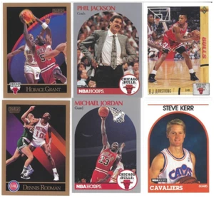 Jordan Rodman Grant Jackson Kerr Armstrong 6 Stück Karten Lot Chicago Bulls Team - Bild 1 von 2