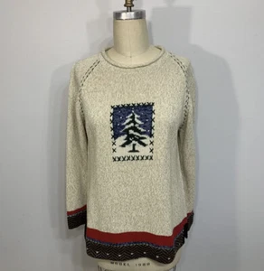 Vintage Sweater Wool Christmas Small - Picture 1 of 10