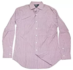 $ 165 Polo Ralph Lauren Regent klassisches Herrenhemd pink grün braun Medium - Bild 1 von 3
