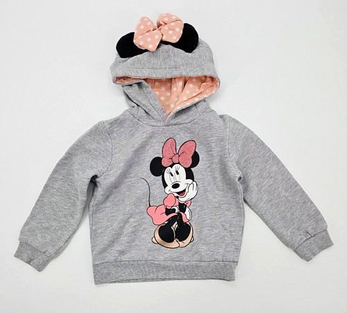 SACAI Felpa con cappuccio bambina Disney Minnie Mo taglia 98 104 (3 4 anni)