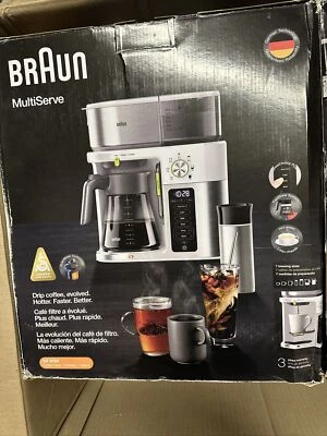 Braun - MultiServe Drip Coffee - White/Stainless Steel  KF9150WH 😃😃 - Image 1 of 2