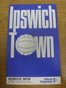 03/09/1969 Ipswich Town v Colchester United [Football League Cup] . Thanks for v - Picture 1 of 1