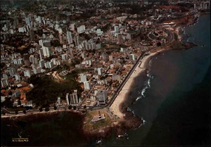 BRASIL Postcard BRASILIEN Postkarte SALVADOR Luftaufnahme Aerial View Post Card - Bild 1 von 2