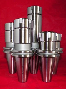 CAT40 ER32 Collet Chuck 5PCs Proj 2.76"-4"-6" Balanced G2.5 @20K 0.0001" runout - Picture 1 of 1