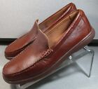 259256 Ms50 Brannon Mens Shoes Siz 10 M Tan Leather Slip On By Johnston & Murphy
