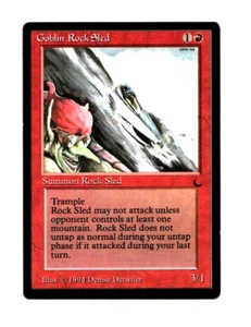 MTG Goblin Rock Sled SP/NM- The Dark Magic the Gathering ~ Free Shipping ~ - Bild 1 von 2