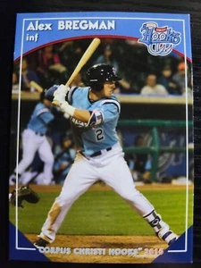 2016 Tribüne Alex Bregman Corpus Christi Haken Pre-Rookie Astros/Red Sox - Bild 1 von 2