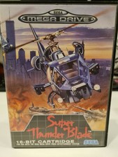 Super Thunder Blade Sega Mega Drive Game – Tested and Working - Cartridge & Case