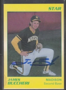 James Buccheri 1989 Star Co. #65 Madison Muskies Auto TTM/IP signed handsigniert - Bild 1 von 2