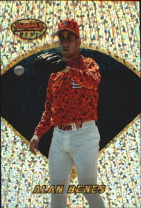 1996 Bowman's Best Previews Atomic Refractors #BBP2 Alan Benes 