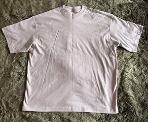 H&M lilac pink purple oversized Fit T-shirt top Men unisex size XL - Picture 1 of 7