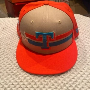 Cappello New Era 59Fifty MLB Texas Rangers 202; All Star Game 7 1/4 Nuovo senza etichette - Foto 1 di 5