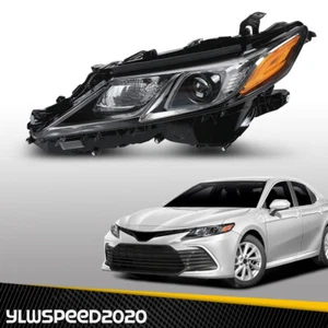 LED Headlight LEFT Driver Side Fit For 2018 2019 2020-2022 Toyota Camry L LE SE - Picture 1 of 12