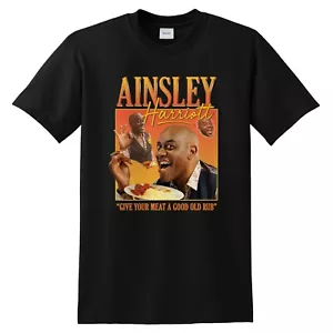 Ainsley Harriott Homage T-shirt Funny UK Gift Cook Meme Tribute UK TV 90's Icon - Picture 1 of 4