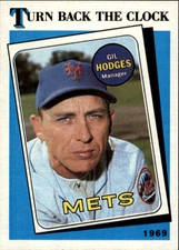 1989 Topps New York Mets Baseball Card #664 Gil Hodges TBC 69